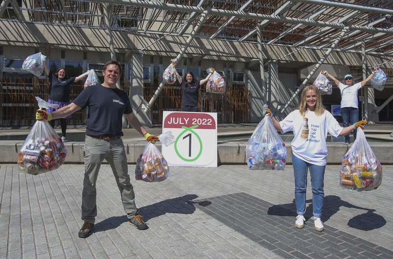 Deposit return scheme countdown begins - Scottish Parliament, Holyrood