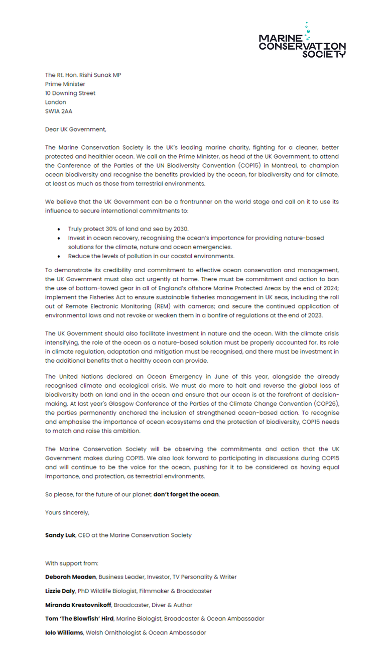 COP15 Open Letter - Full