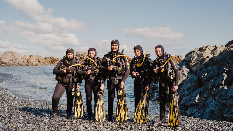 Divers at Dive Project Cornwall, Jake Tims