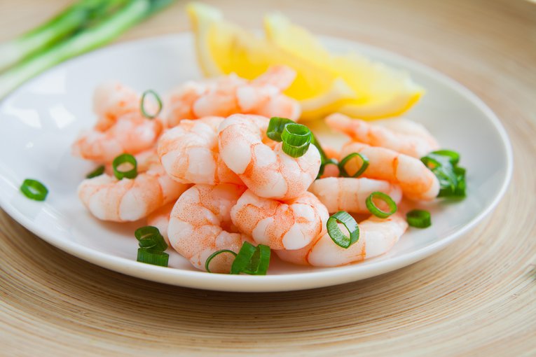King Prawns on plate Joanna Tkaczuk