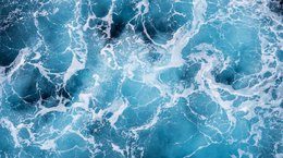 Ocean waves foam birdseye view Sergey Bogomyako