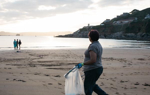 Vaishali beach clean, Bovisand beach, Billy Barraclough