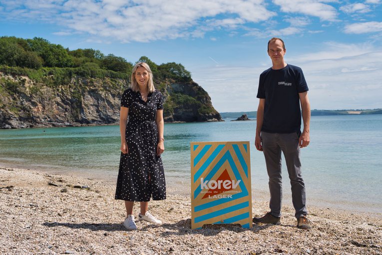 korev partners with Marine Conservation Society Richard Roberts Laura McKay