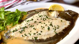 steam-baked brill